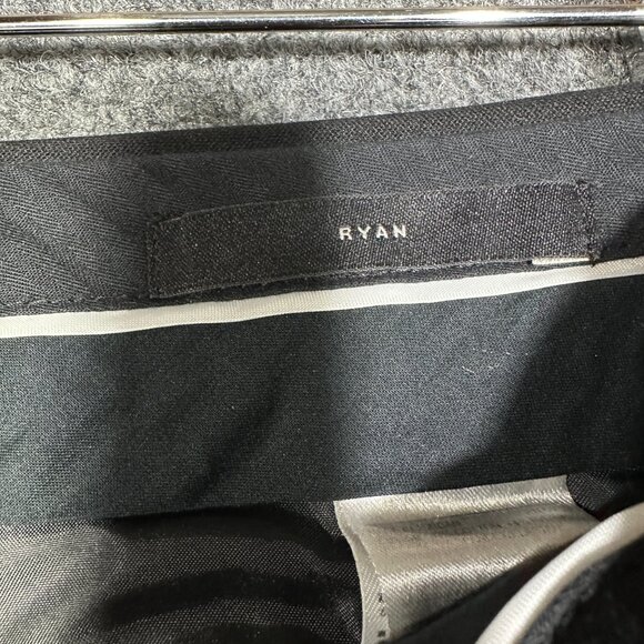 Banana Republic Pants Womens 4 Ryan Fit Black Cotton Stretch Pockets Straight - Picture 5 of 8